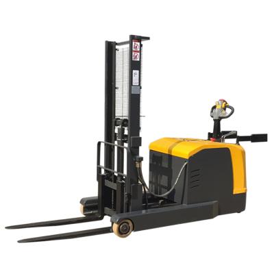 중국 Full Electric Fork Lift Stacker Forklifts Power Reach Stacker 2260*1000*1840mm 판매용