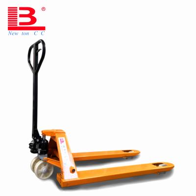 China 1ton Hand Scissor Lift  Pallet Truck For Material Handling Tools 1520*685*75mm en venta