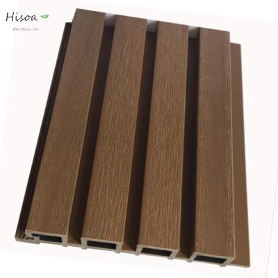 China Modern Wood Exterior Wall Covering WPC Co-extruded Plastic Composite Decorative Cladding Panel for sale