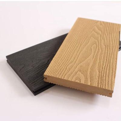 China Modern cheap waterproof solid wood decking wpc plastic composite panel WPC decking clips accessories for sale