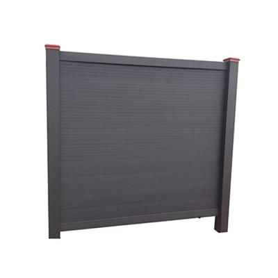 China Eco-friendly Waterproof Outdoor WPC WPC Outdoor Privacy Fence Panel / Wooden Garden Fence for sale