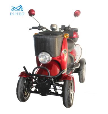 China Low Speed ​​Retro Jerker 4 Wheel Electric Scooter For Old Man 10 Inch for sale