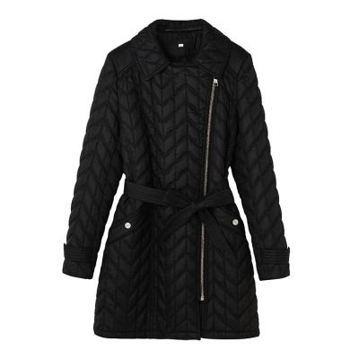 China Custom Fashion Coat Winter Women Anti-shrink Style Quilting Long Padded Coats Outerwear Clothing for sale