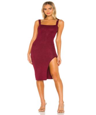 China new arrival Anti-wrinkle beach wear dress for women summer 2020 simple dresses for sale