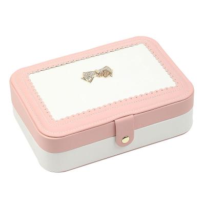 China Leather Personalized Luxury Box For Jewelry , PU Jewelry Display Box for sale