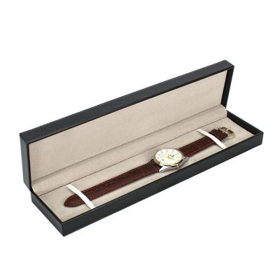 China Custom Leather Wristwatch Box Cheap Leather Gift Box For Watches for sale