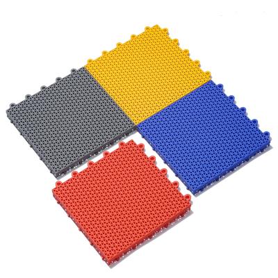 China High Quality Kids Playground Outdoor Camping Flooring PP Basketball Court Backyard Surfaces Plastic Flooring Interlocking Tiles for sale