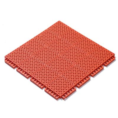 China Basketball Court Backyard Basketball Court Surfaces Floor Strip Volleyball Court Sport Plastic Outdoor Interlocking Flooring Tiles for sale