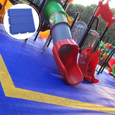 China Beautiful colorful rubber tiles for children game sale interlock outdoor sports kindergarten playground floor areafactory for sale