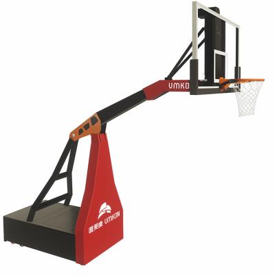 China For 2022 Adjustable System Basketball Hoops Outdoor/Indoor Manual Adjustment Easy To Adjust Height Basketball Hoop Set Titan Series VRM-T1810 for sale