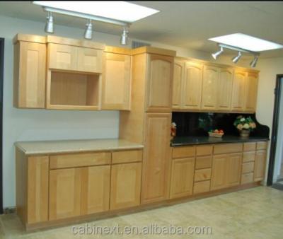 China Eco-Friendly Modern Maple Shaker Door Styles Kitchen Cabinets for sale