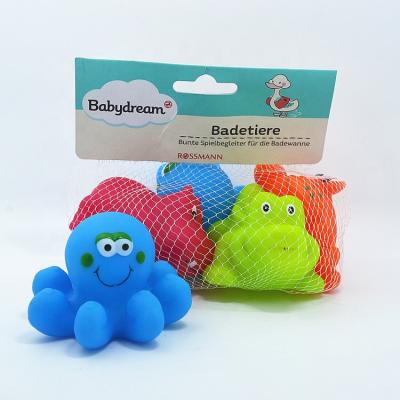 China Educational Toy Hot Sale Wholesale Floating Funny Custom Baby Bath Squirt Toy Set for sale