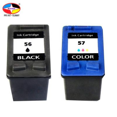 China COMPATIBLE ink cartridge C6656A CC6657A C6658A 56 57 58 for sale