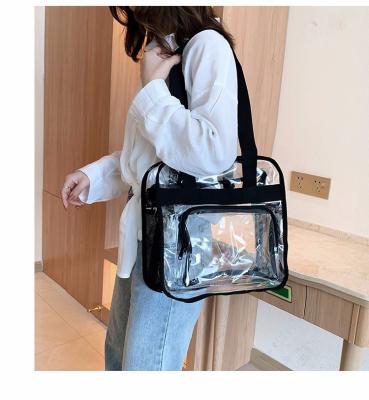 China ARTEX 2022 high quality custom fashion PVC women hand beach bag PVC clear shoulder bag for waterproof handbag for sale