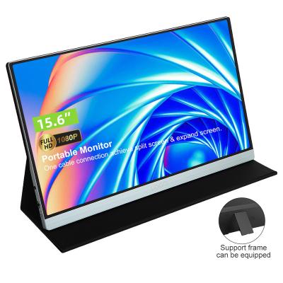 China Speaker Factory Direct Price Pc 4K Oled 15.6 Inch Triple Portable Monitor For Sale for sale