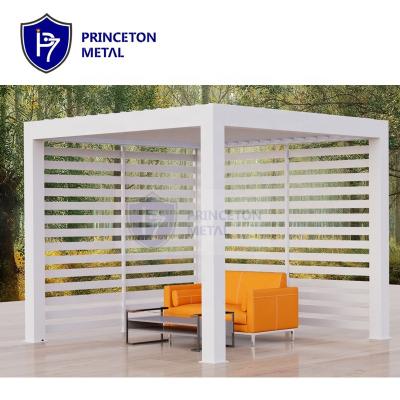 China Waterproof PRINCETON PERGOLA Canopy Roof System Kits Outdoor Pergola Aluminum for sale