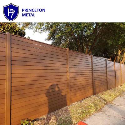 China Easily Assembled Heavy Duty Powder Coated Exterior Aluminum Fence for sale