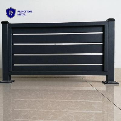 China STANDARD MODERN BLACK ALUMINUM SLATE BARRIER PANEL easily assembled for sale