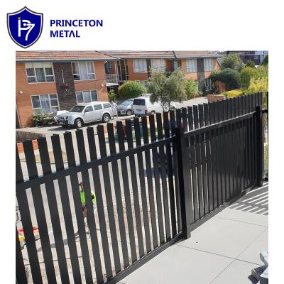 China Easily Assembled Yard Fence Custom Garden Fencing Aluminum Decorative Fence for sale