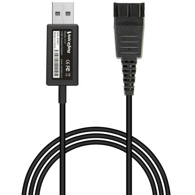 China compatible with Jabra QD headset USB QD adapter QD GN cable compatible with enterprise 2300 1600 2400 GN2000 headset A12-GN for sale