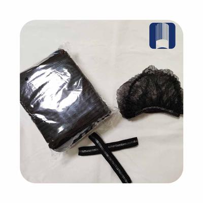 China 18 inch single rib non-woven headwear sale hair net children's hair net Gorra band hotel for sale