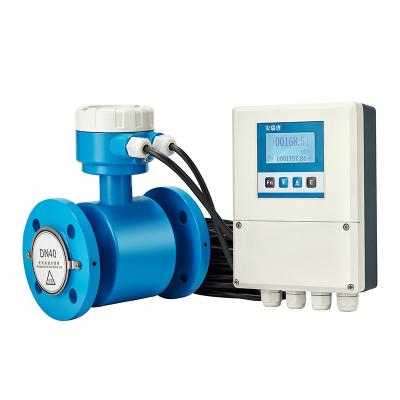 China Extraction of Liquid Petroleum Flowmeters Chemical Industry Flanged Mount Remote Magnetic Flujo Gauges Flowmeter for sale