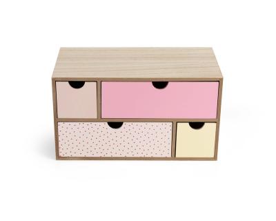 China Sustainable Natural Multifunctional Bamboo Wooden Office Desk Drawers Removable Storage Boxes for sale