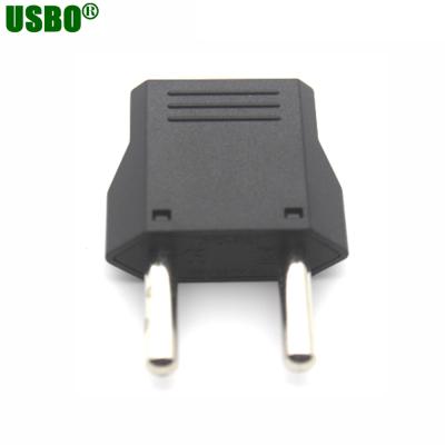 China Residential / Multi-Purpose US To EU Universal Power Plug Converter 2 Pin Travel AC Socket Outlet for sale