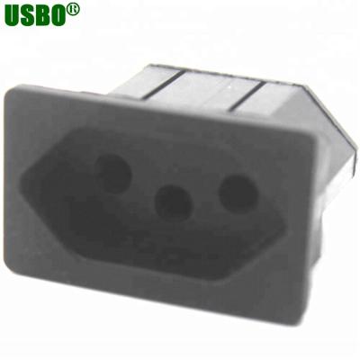 China Residential / General Purpose Type Electric Power Brazil AC Outlet Socket H Wall Mounted Socket for sale