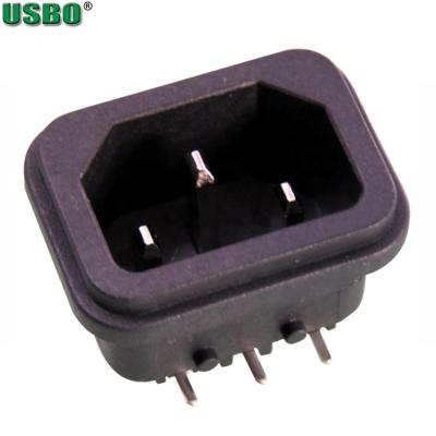 China Panel Holder AC Socket Wholesale 250V 10A 3Pins Korea Panel Socket AC Power Socket for sale