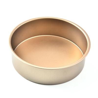 China Viable Popular Products 2023 Gold Black Mold For Cake Mold For Cake Non-stick Bottom Can Be Open Cake Mold for sale