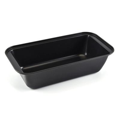 China 2023hot products viable 27*15*6.5 cm black steel molds for cookie biscuits loaf cake molds for loaf cake pan for sale