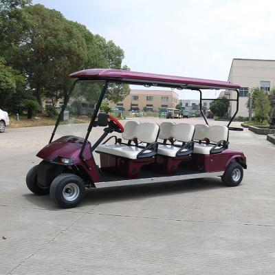 China CE Approved 6 Person 4 Wheel Electric Golf Carts Wholesale With Curtis Controller 205/50-10 for sale