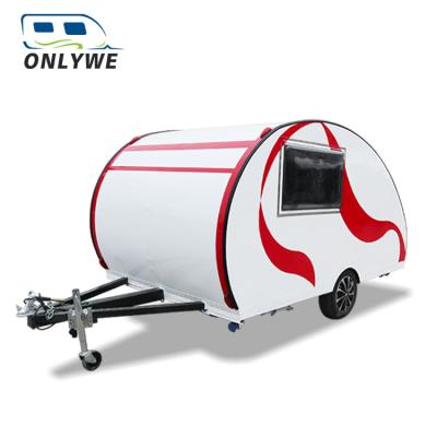 China Travel Trailer ONLYWE Camper Trailer Off Road Teardrop Trailer Australian Standard Camper Travel For Sale for sale