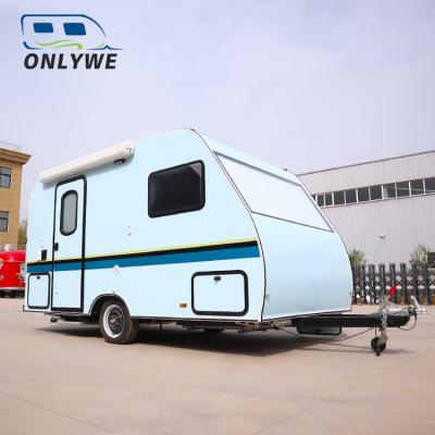 China Travel Trailer ONLYWE Travel Trailer Stylish Mini Caravan and Motorhome for sale