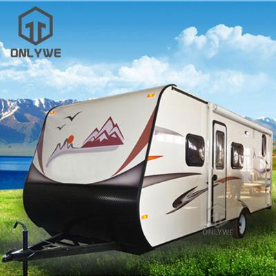 China Custom Aluminum Travel Trailer Frame Camper Caravan Travel Trailers for sale