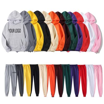 China QUICK DRY Ready To Ship Wholesale Plus Size Autumn Winter Sets 2 Piece Set Women Hoodies Trackers Woman Long Sleeve 2pc Pants Women Set for sale