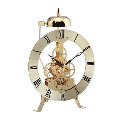 China Morden Luxury Function Bell Clock Brass Mechanical Movement With Feet for sale