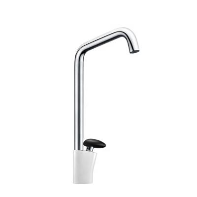 China Hot Sale Single Lever Hot And Cold Kitchen Faucets Metered Brass Faucet for sale