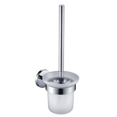 China Bathroom Modern Toilet Stainless Steel Wall Mounted Toilet Brush Holder for sale