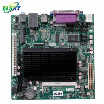 China Low Price China Desktop Dual Cores 1.86GHz LPT VGA RS485COM 1000M LAN Fanless Atx Motherboard for sale