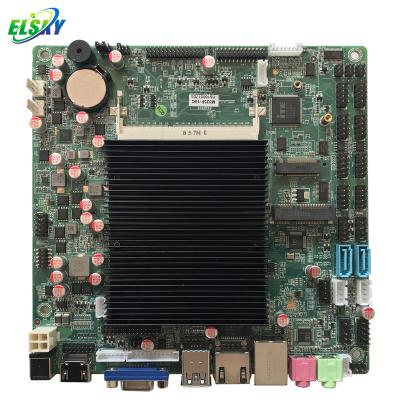 China Apollo Lake J3455 Industri POS Slim Fanless Motherboard with 4 Sata for sale