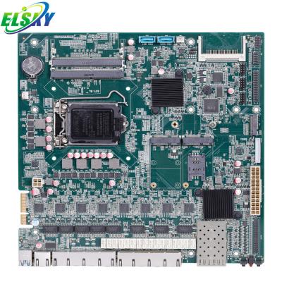 China 2019 NEW Server/Workstation Motherboard with 2*DDR4,32GB RAM, 512GB M.2, Kaby Lake, Skylake, PSU. 8LAN, 2SFP, Intel i210-AT from ATX for sale