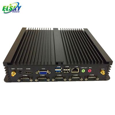 China Fanless Mini PC Supporting 1037U/I3 3217U/I5 3317U/I7 3517U Processors No Monitor for sale