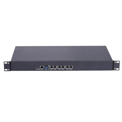 China J1900 RS232 USB 2.0 1U 4 LAN Firewall Host PC U104 Network Security Firewall Computer No Monitor for sale