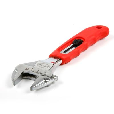 China Factory supply professional custom auto repair cheap flexible adjustable wrench with tpr handle for sale