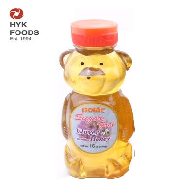 China Bakery Free Bottle Artificial Honey Clover Flower Flavor/Western Meal Sugar/Sweetener 16oz for sale