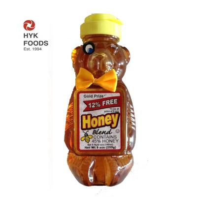 China SMALL PRICE EU bear bottle honey standard mix honey canned fruit for sale