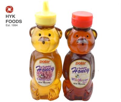 China High Quality and Low Price Imitation Honey Coffee Syrup in 16oz Bear Bottle for sale