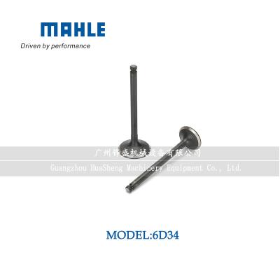 China Build high quality machinery engine diesel engine ME013810 Mahle 6D34 6D34T intake exhaust valve for Mitsubishi repair kit for sale